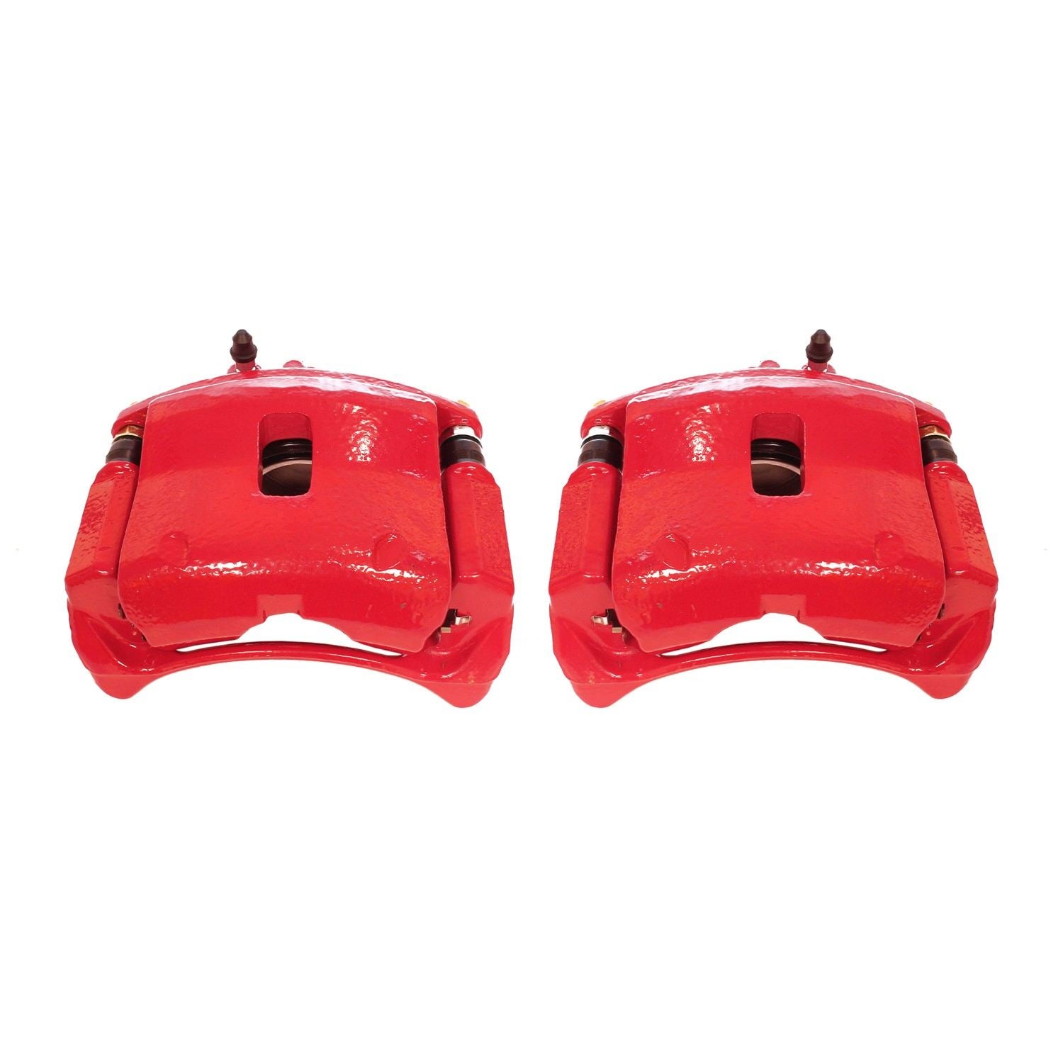 PowerStop Power Stop 01-02 Acura MDX Front Red Calipers w/Brackets - Pair S2644