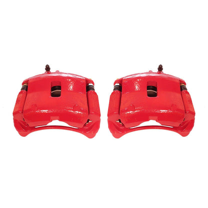 PowerStop Power Stop 01-02 Acura MDX Front Red Calipers w/Brackets - Pair S2644