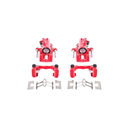 PowerStop Power Stop 01-05 Acura EL Rear Red Calipers w/Brackets - Pair S2678