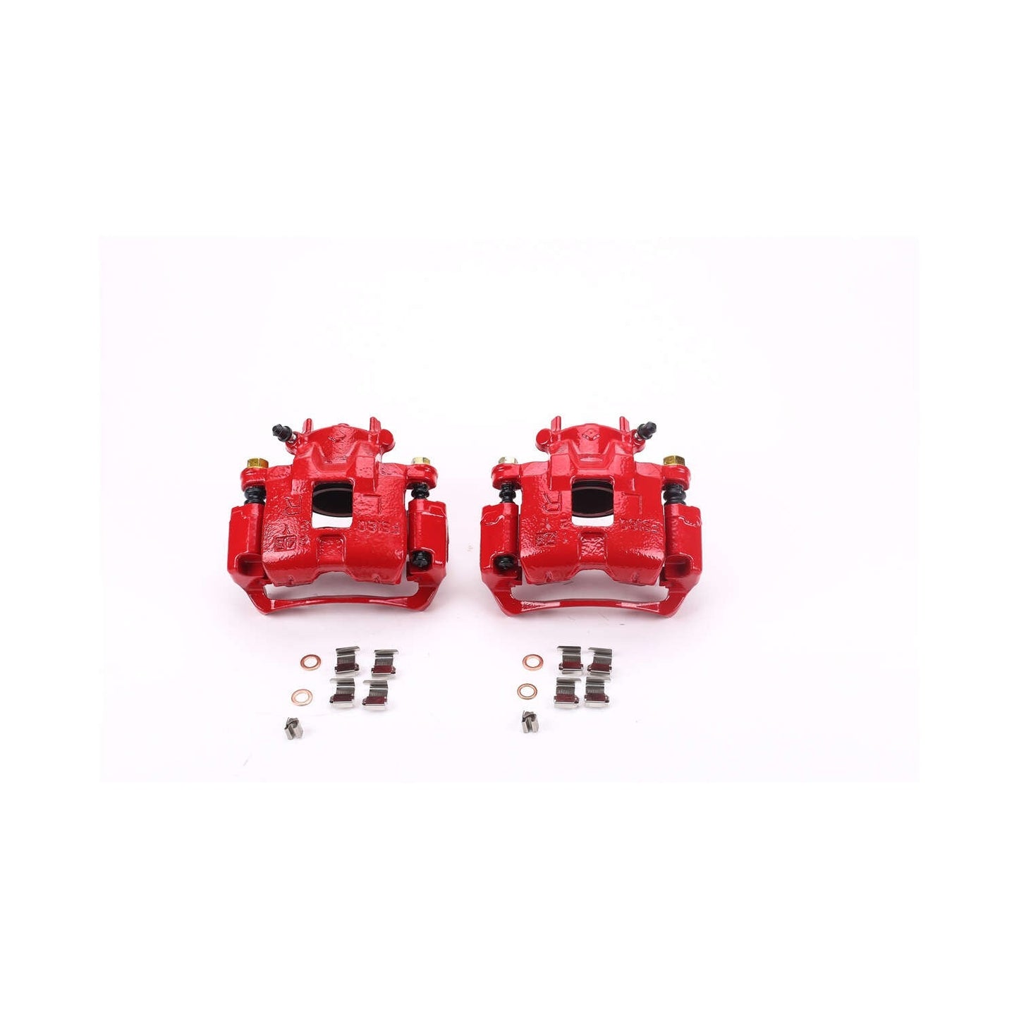 PowerStop Power Stop 02-07 Mitsubishi Lancer Front Red Calipers w/Brackets - Pair S2680