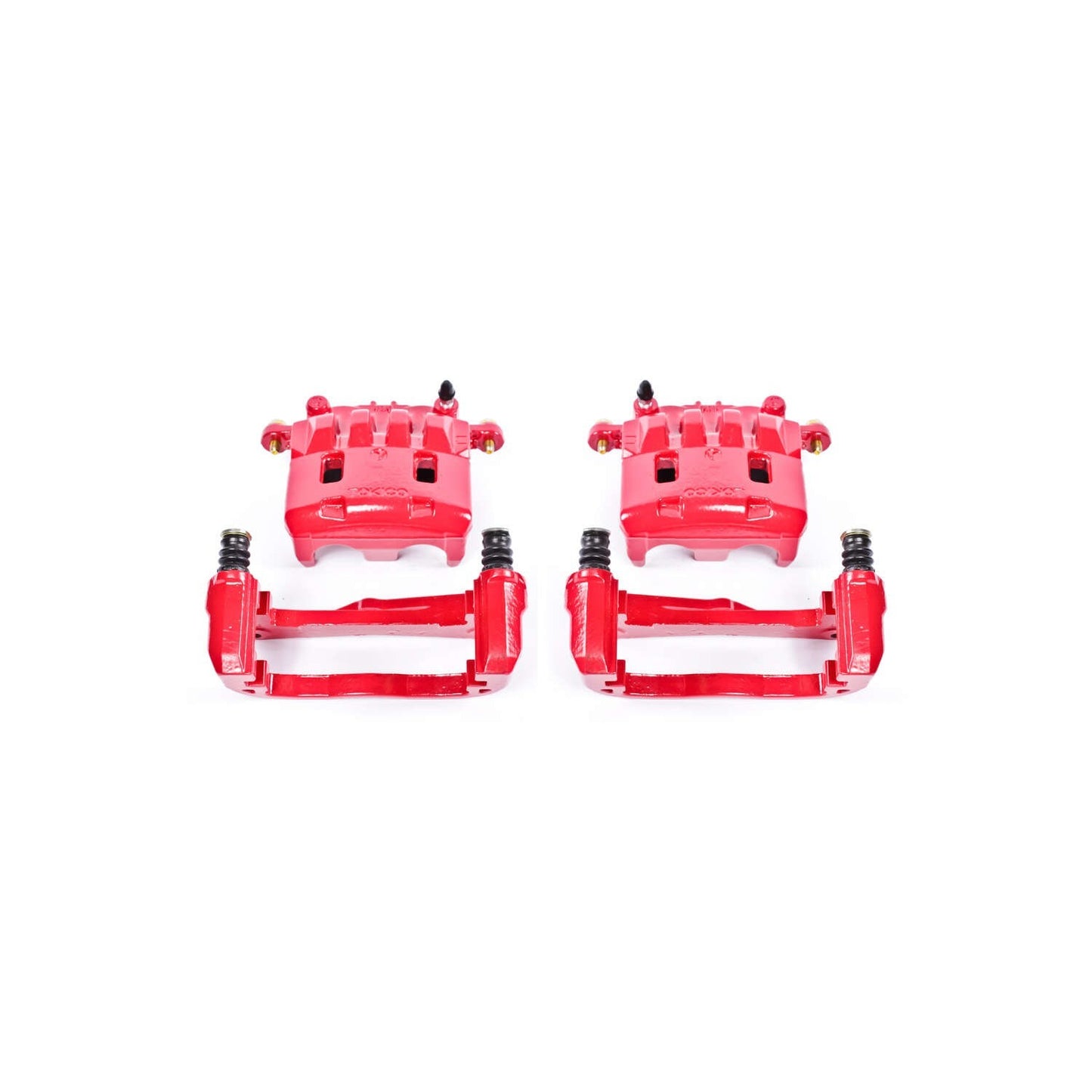 PowerStop Power Stop 05-06 Saab 9-2X Front Red Calipers w/Brackets - Pair S2682