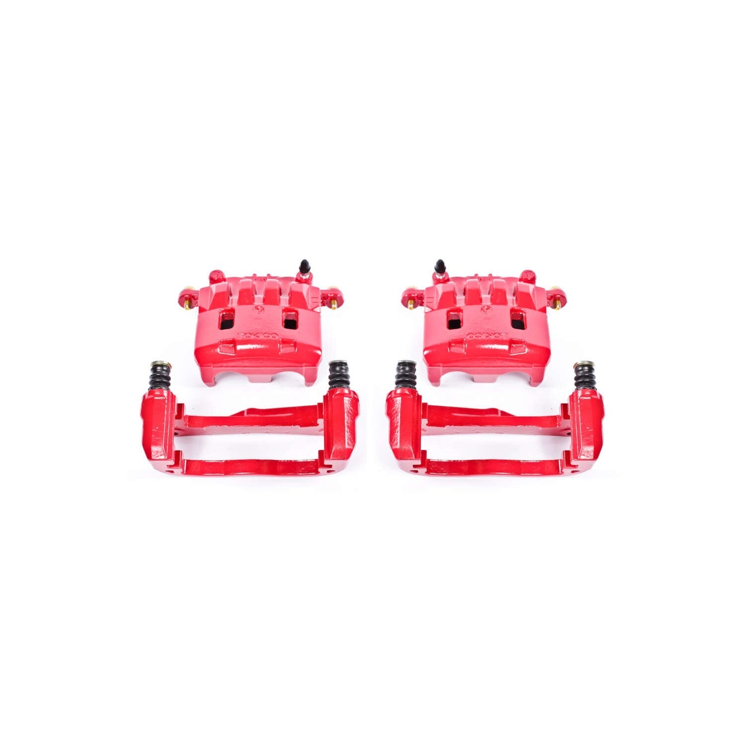 PowerStop Power Stop 05-06 Saab 9-2X Front Red Calipers w/Brackets - Pair S2682