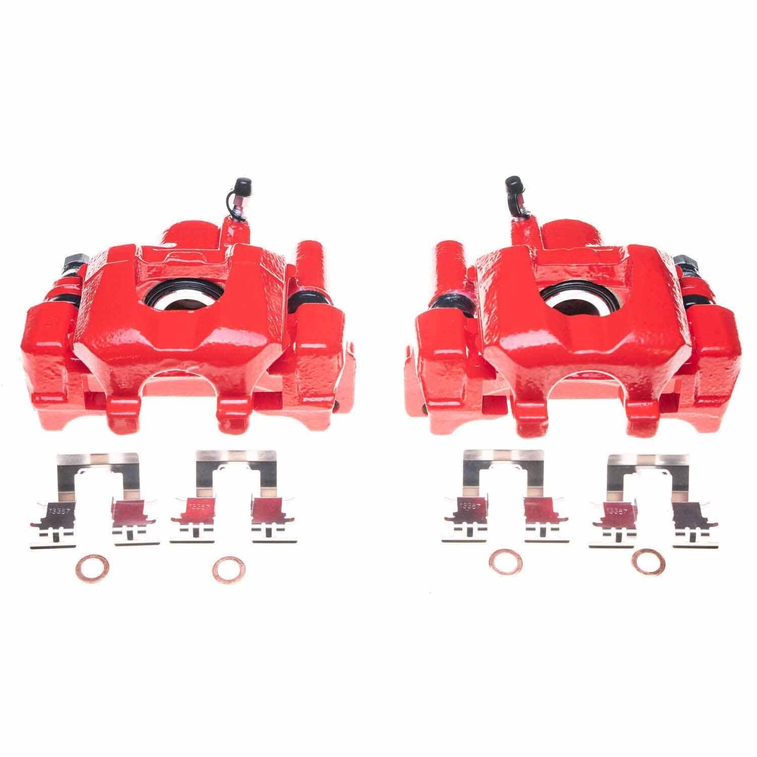 PowerStop Power Stop 01-03 Toyota Highlander Rear Red Calipers - Pair S2684B