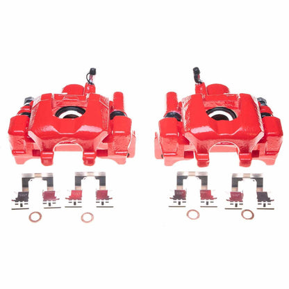 PowerStop Power Stop 01-03 Toyota Highlander Rear Red Calipers - Pair S2684B