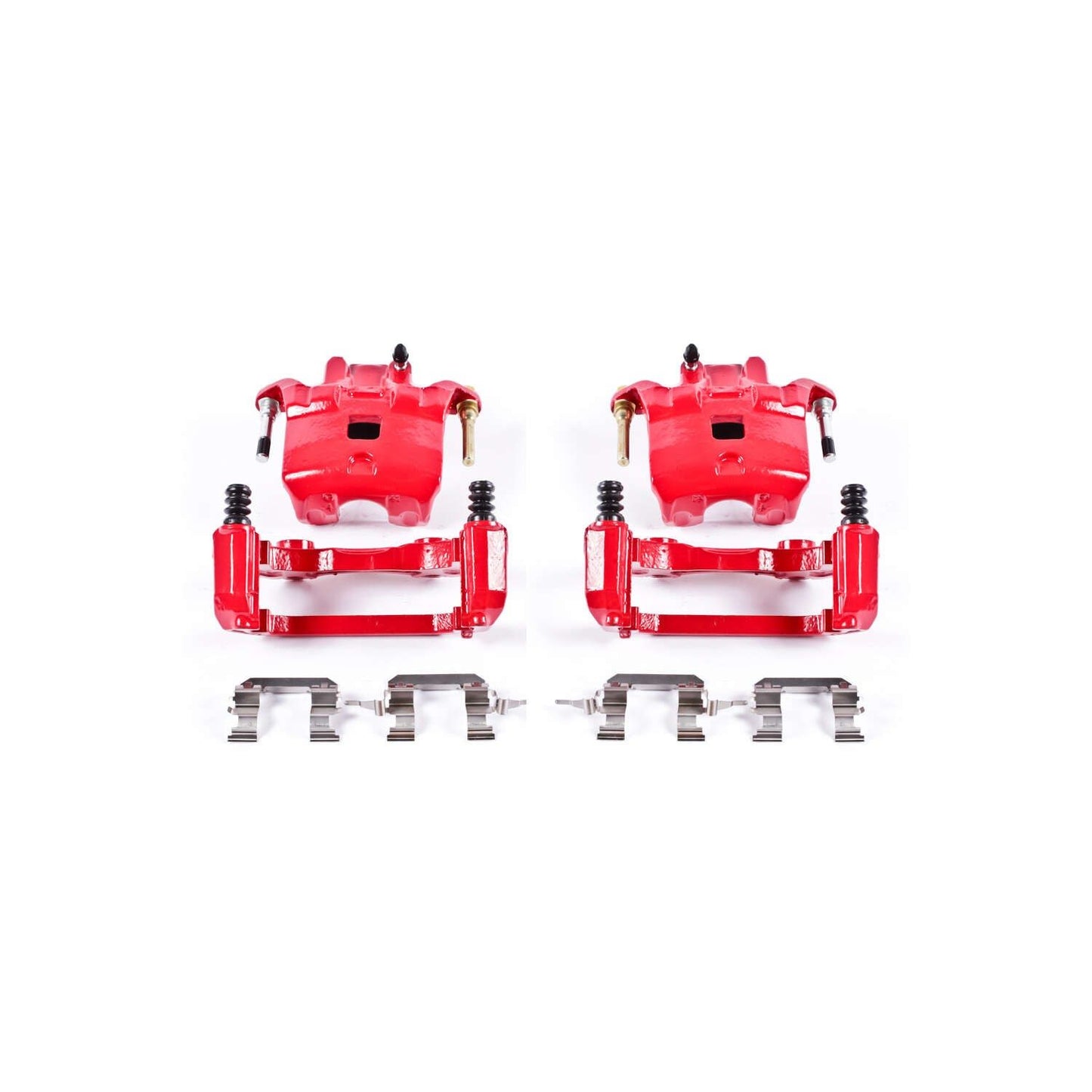 PowerStop Power Stop 02-04 Infiniti I35 Front Red Calipers w/Brackets - Pair S2690