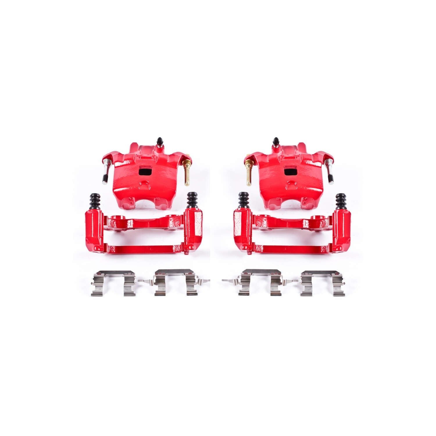 PowerStop Power Stop 02-04 Infiniti I35 Front Red Calipers w/Brackets - Pair S2690
