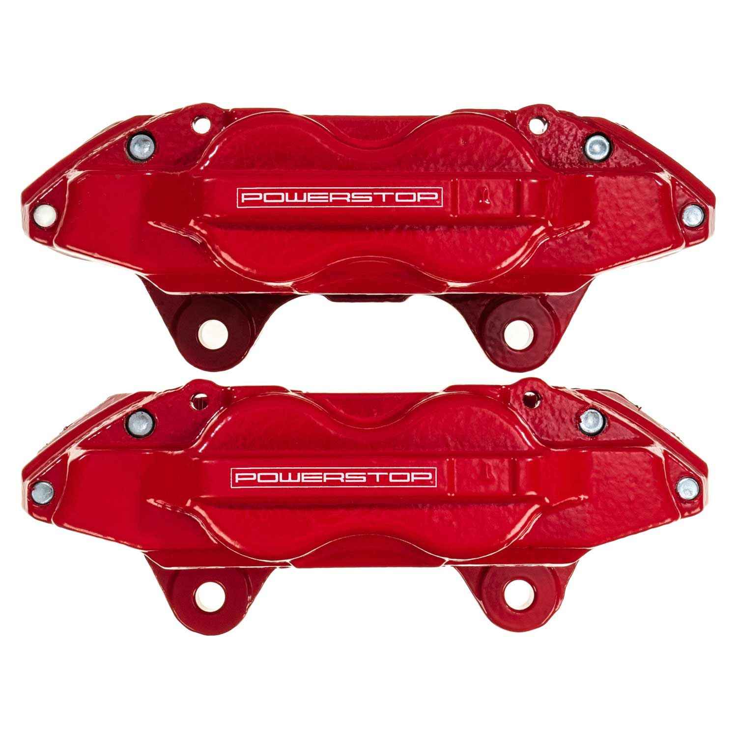 PowerStop Power Stop 01-07 Toyota Sequoia Front Red Calipers w/o Brackets - Pair S2712