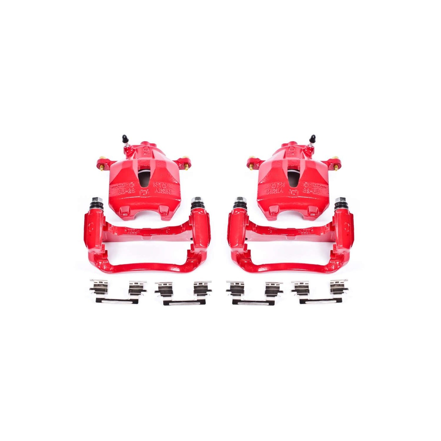 PowerStop Power Stop 05-07 Toyota Avalon Front Red Calipers w/Brackets - Pair S2714