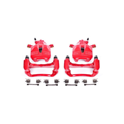 PowerStop Power Stop 05-07 Toyota Avalon Front Red Calipers w/Brackets - Pair S2714