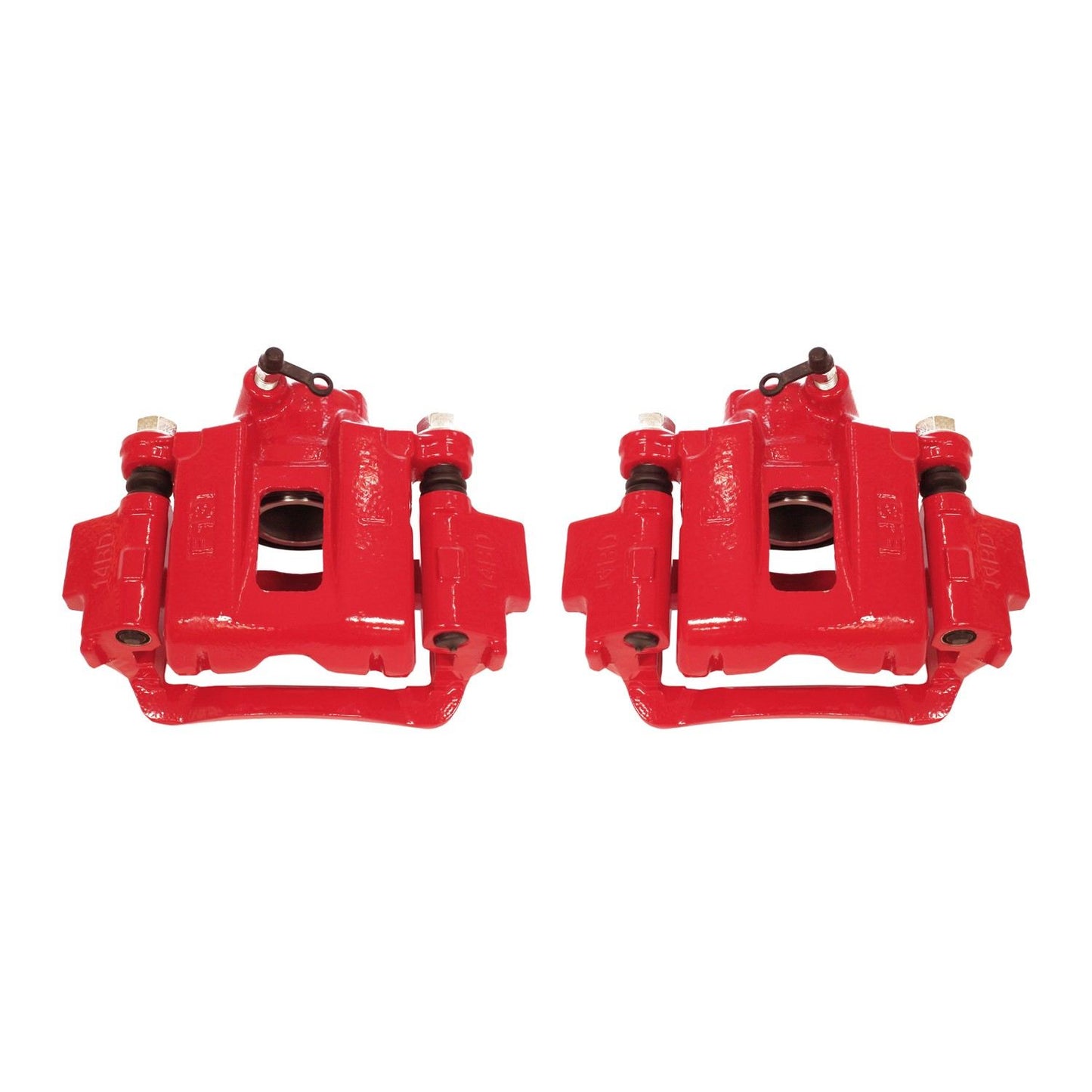 PowerStop Power Stop 03-09 Toyota 4Runner Rear Red Calipers w/Brackets - Pair S2726