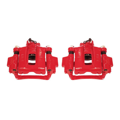 PowerStop Power Stop 03-09 Toyota 4Runner Rear Red Calipers w/Brackets - Pair S2726