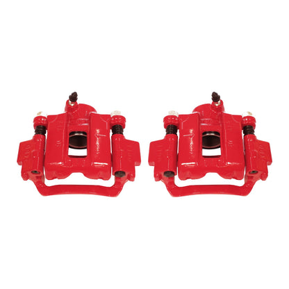 PowerStop Power Stop 10-18 Lexus GX460 Rear Red Calipers w/Brackets - Pair S2736