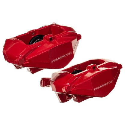 PowerStop Power Stop 01-06 Lexus LS430 Rear Red Calipers w/o Brackets - Pair S2764