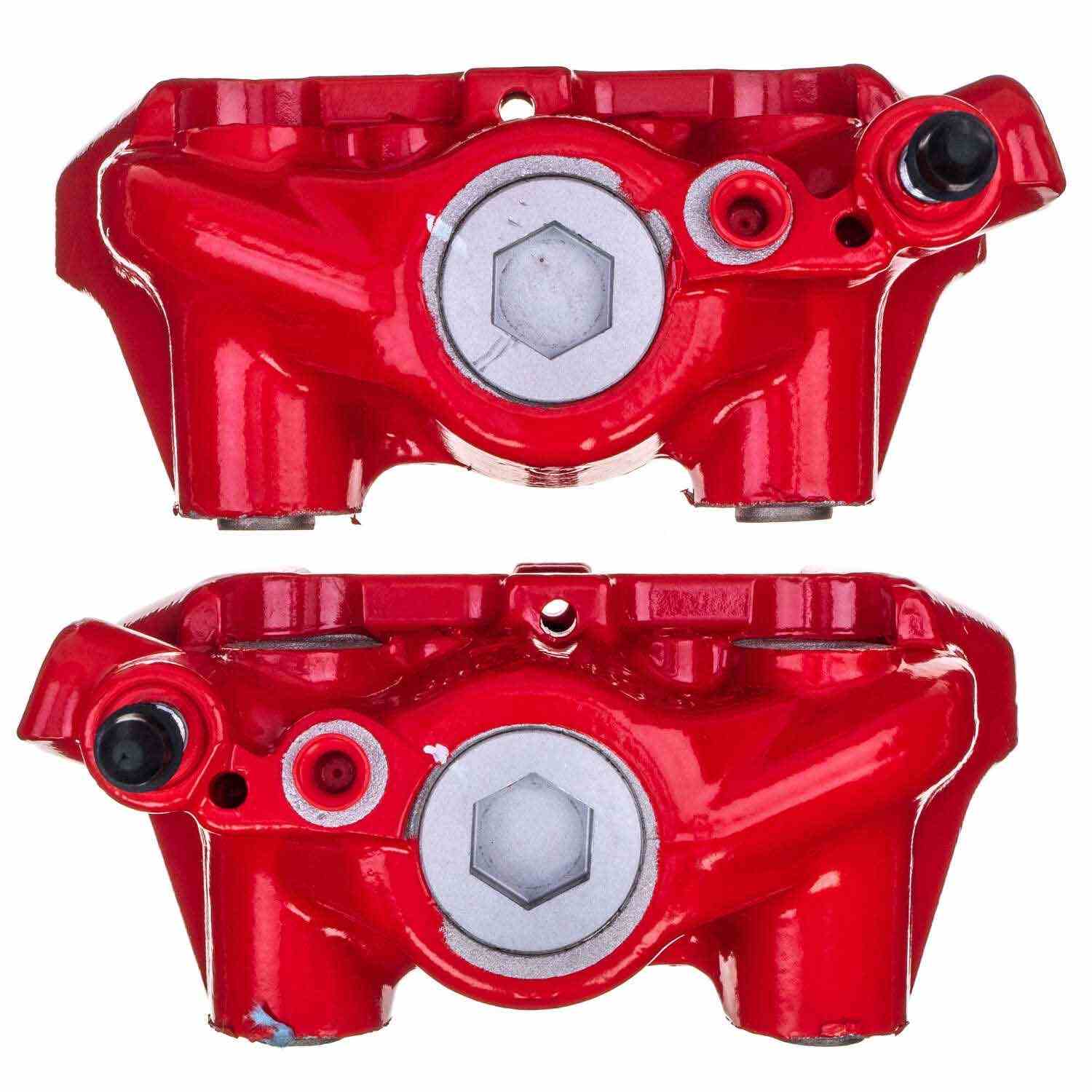 PowerStop Power Stop 01-06 Lexus LS430 Rear Red Calipers w/o Brackets - Pair S2764