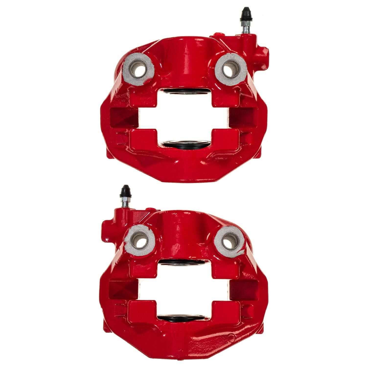 PowerStop Power Stop 01-06 Lexus LS430 Rear Red Calipers w/o Brackets - Pair S2764