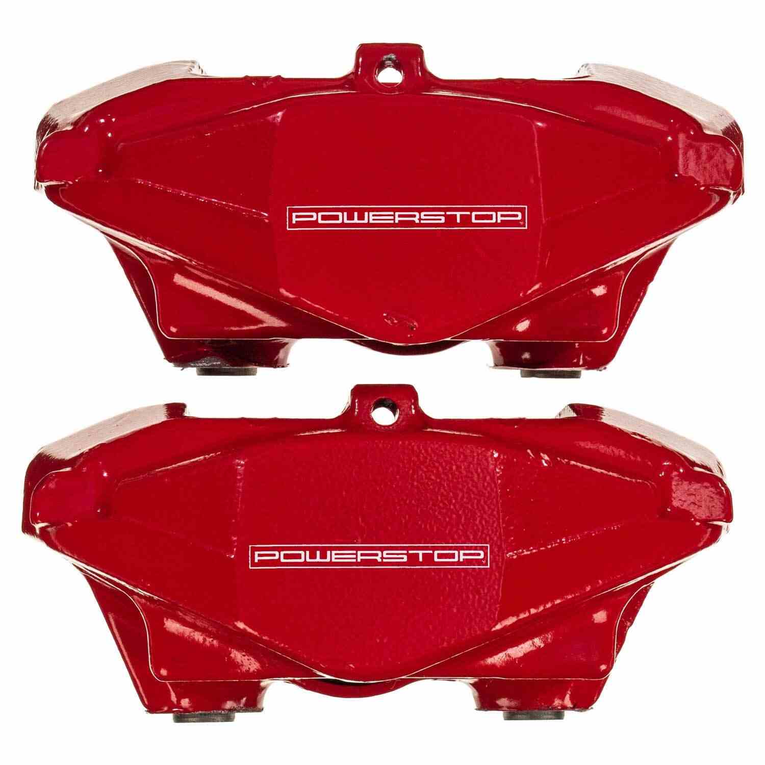 PowerStop Power Stop 01-06 Lexus LS430 Rear Red Calipers w/o Brackets - Pair S2764
