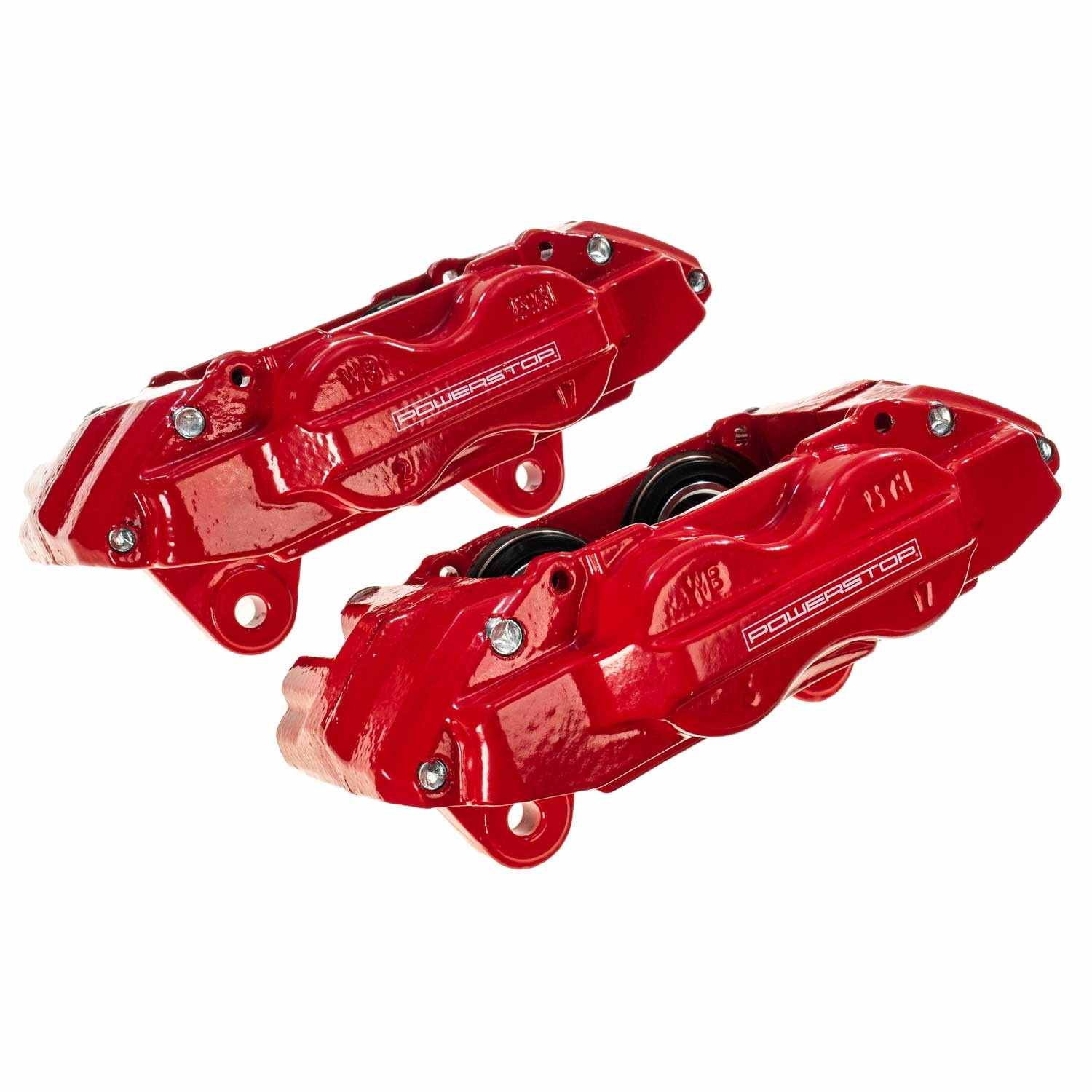PowerStop Power Stop 03-09 Lexus GX470 Front Red Calipers w/o Brackets - Pair S2766