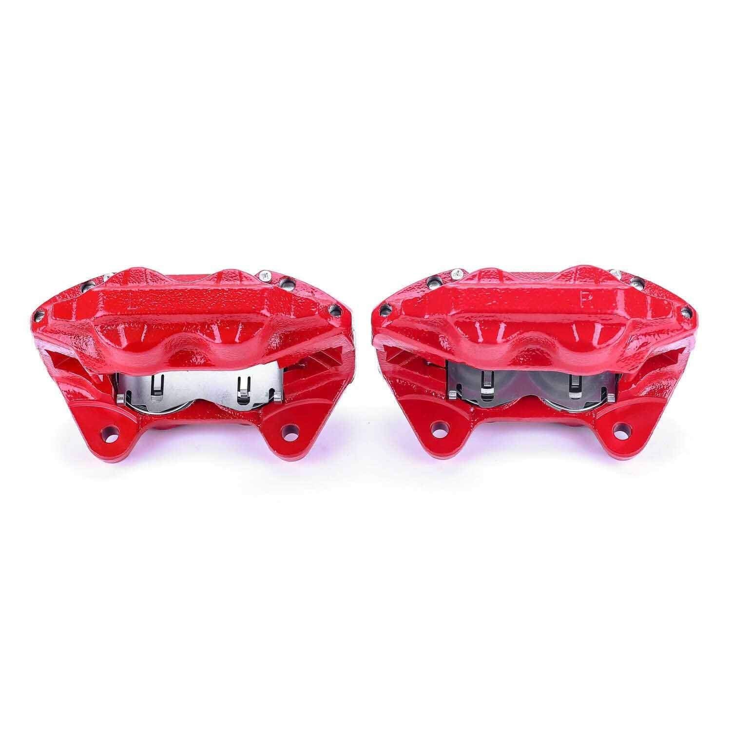 PowerStop Power Stop 03-07 Lexus LX470 Front Red Calipers w/o Brackets - Pair S2768
