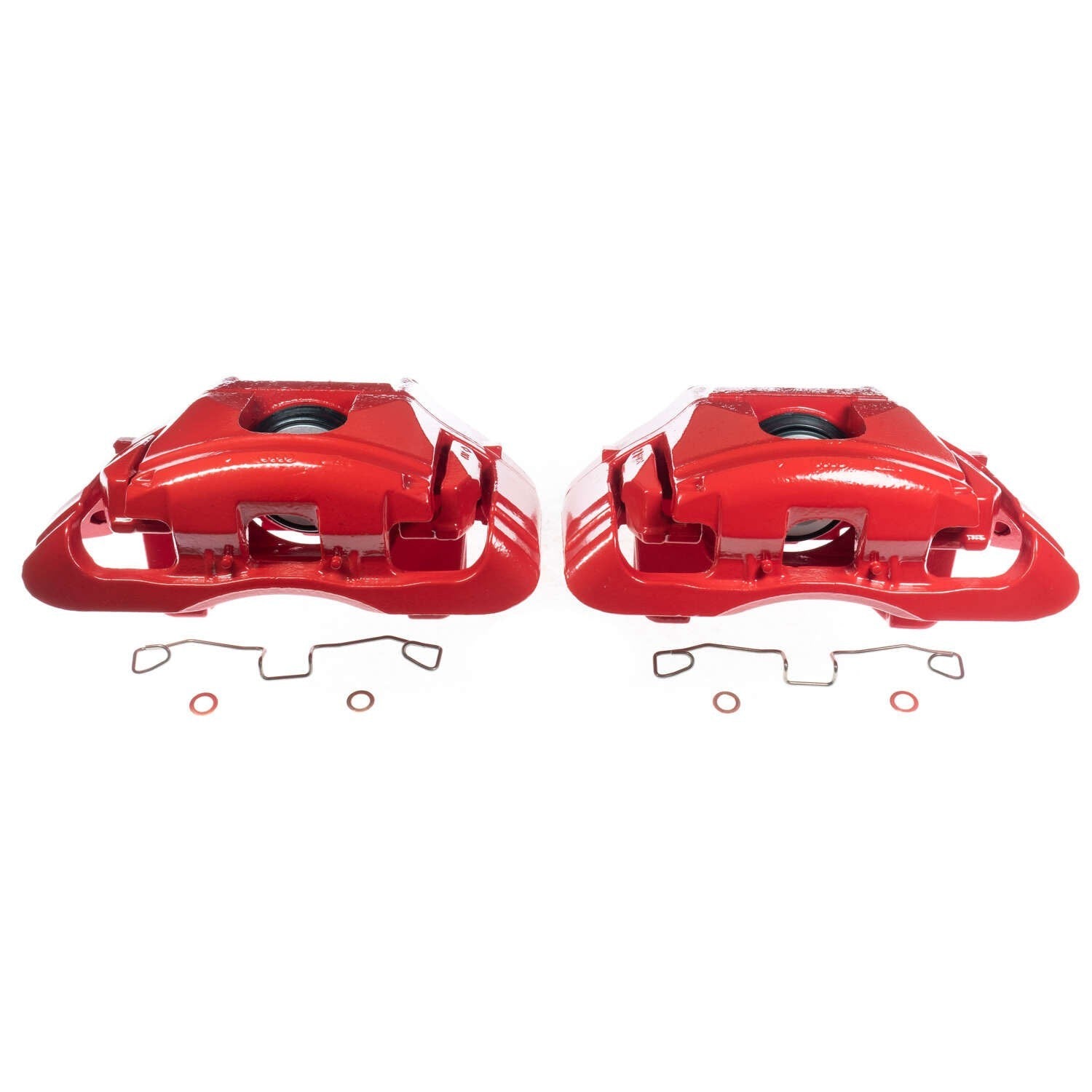 Power Stop 03-04 Audi A6 Front Red Calipers - Pair S2772