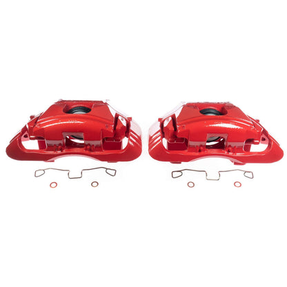 Power Stop 03-04 Audi A6 Front Red Calipers - Pair S2772