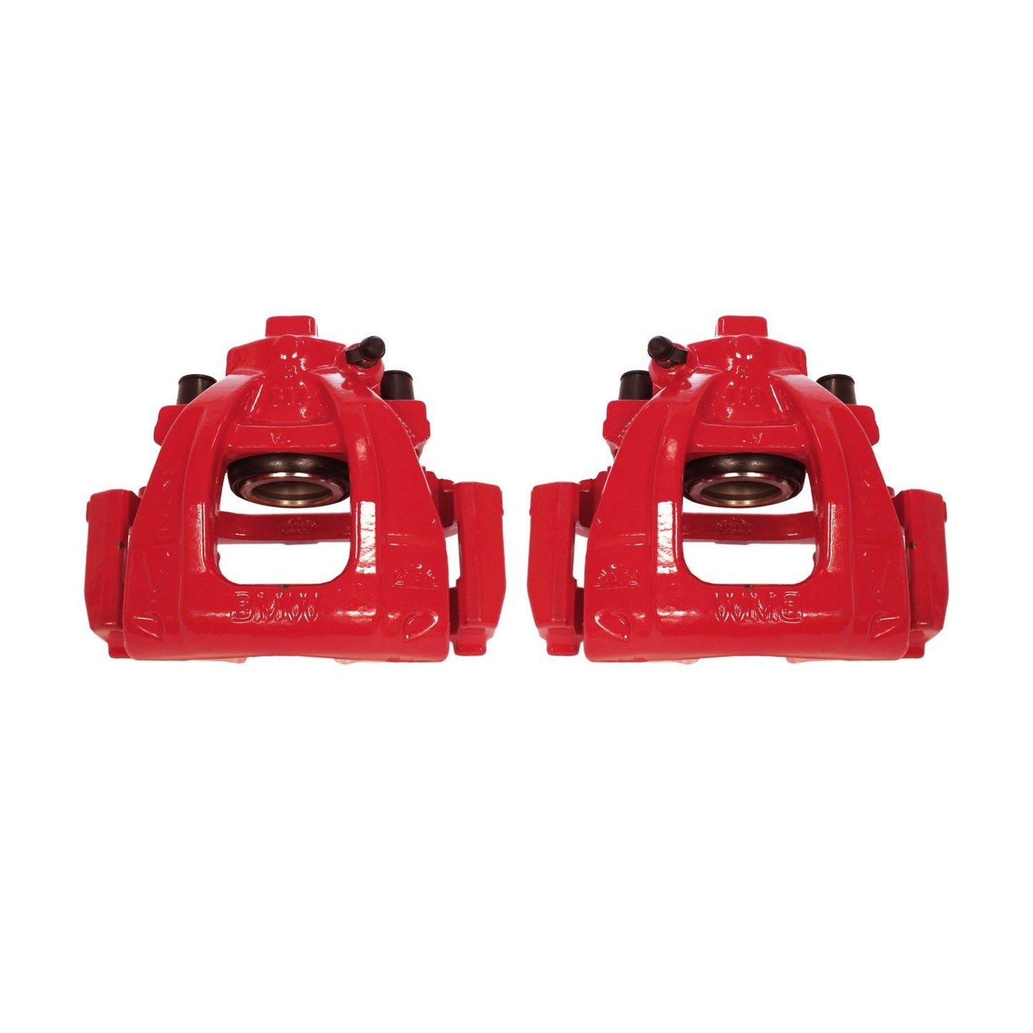 PowerStop Power Stop 02-06 Mini Cooper Front Red Calipers w/Brackets - Pair S2776