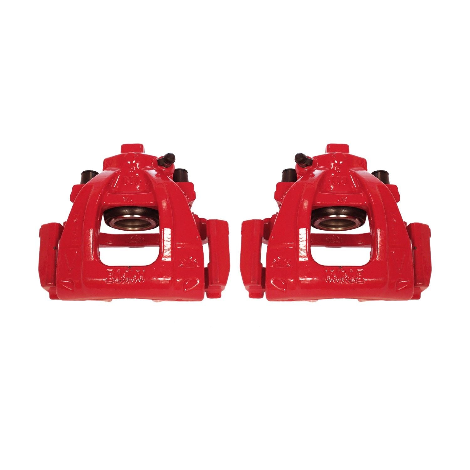 PowerStop Power Stop 02-06 Mini Cooper Front Red Calipers w/Brackets - Pair S2776