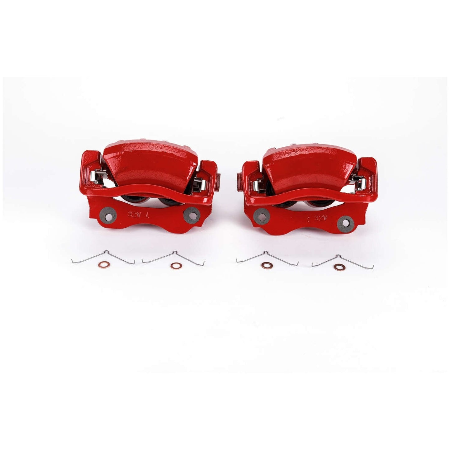 PowerStop Power Stop 01-05 Lexus IS300 Front Red Calipers w/Brackets - Pair S2778