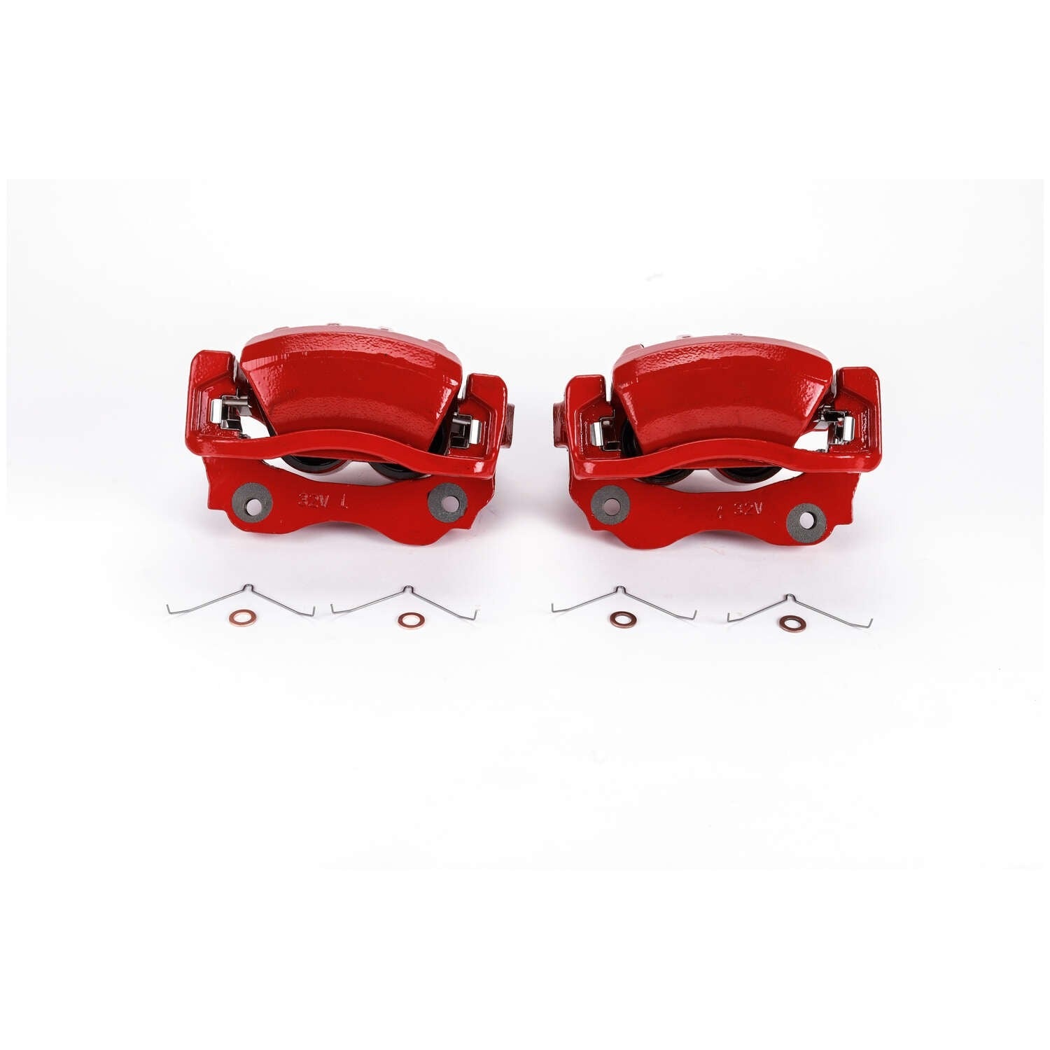 PowerStop Power Stop 01-05 Lexus IS300 Front Red Calipers w/Brackets - Pair S2778