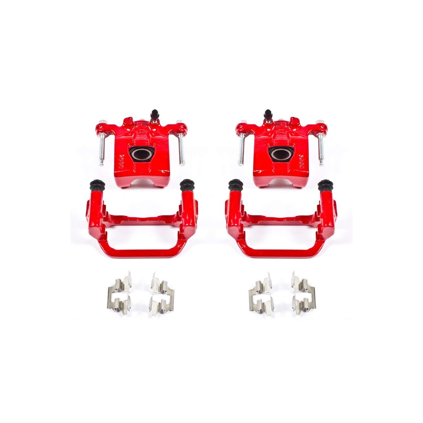 PowerStop Power Stop 07-12 Nissan Altima Rear Red Calipers w/Brackets - Pair S2780A