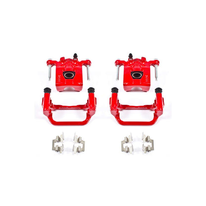 PowerStop Power Stop 07-12 Nissan Altima Rear Red Calipers w/Brackets - Pair S2780A