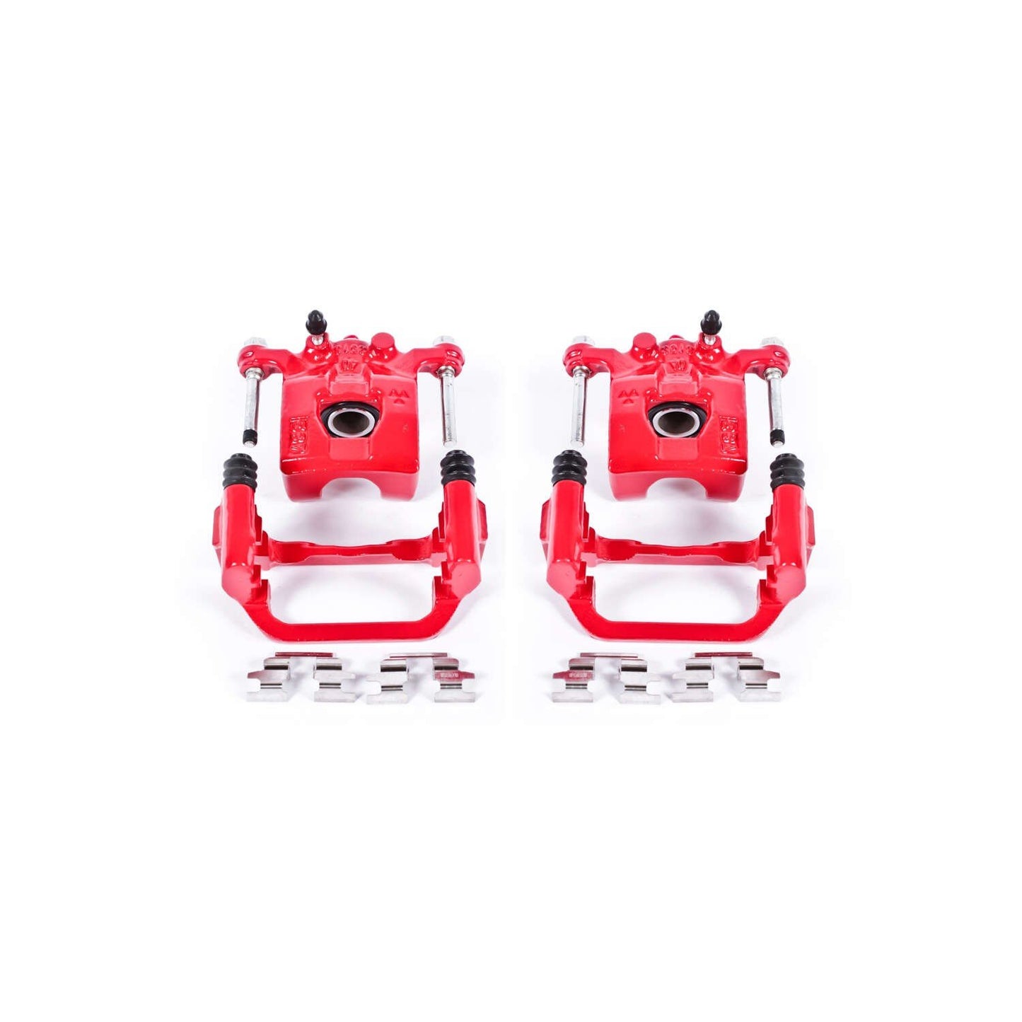 PowerStop Power Stop 02-06 Nissan Altima Rear Red Calipers w/Brackets - Pair S2780