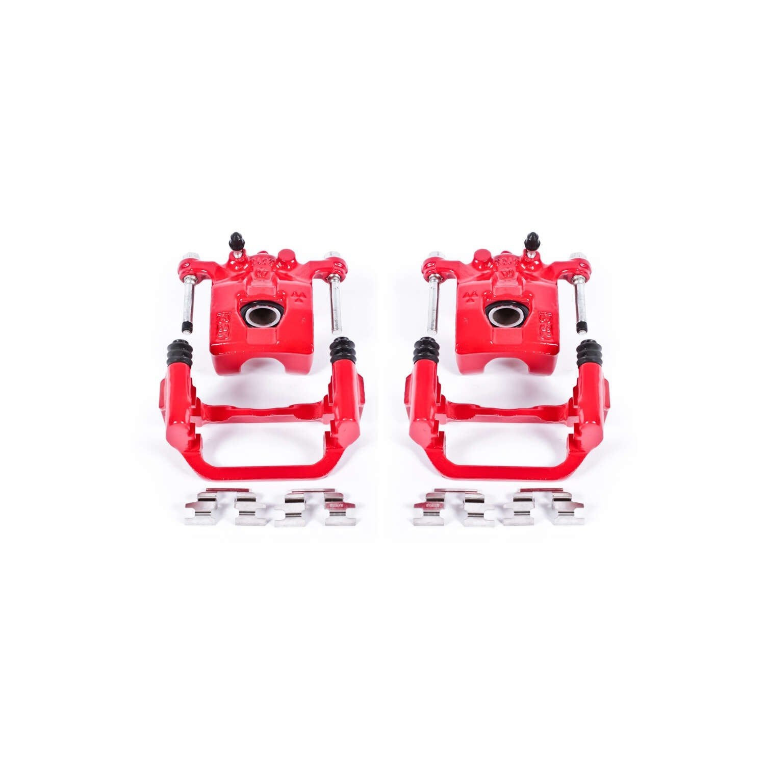 PowerStop Power Stop 02-06 Nissan Altima Rear Red Calipers w/Brackets - Pair S2780