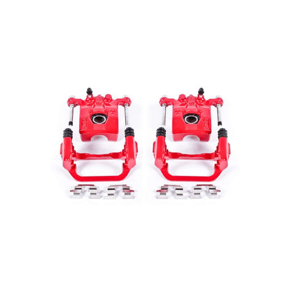 PowerStop Power Stop 02-06 Nissan Altima Rear Red Calipers w/Brackets - Pair S2780