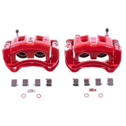 PowerStop Power Stop 2002 Honda Passport Front Red Calipers w/Brackets - Pair S2800