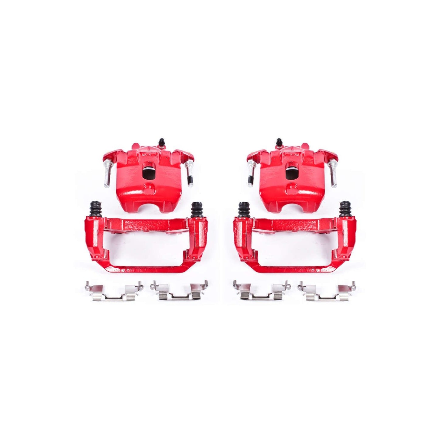 PowerStop Power Stop 03-07 Nissan Maxima Front Red Calipers w/Brackets - Pair S2806