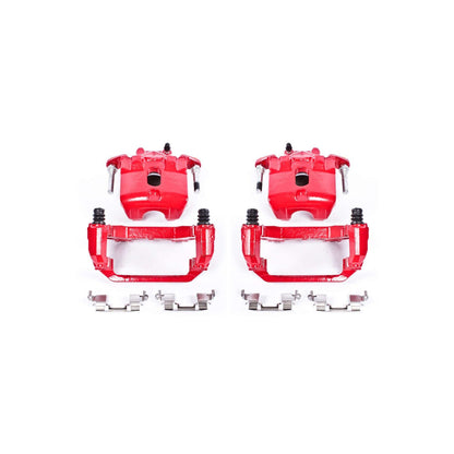 PowerStop Power Stop 03-07 Nissan Maxima Front Red Calipers w/Brackets - Pair S2806