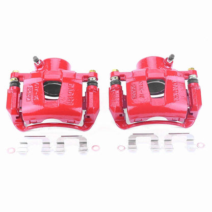 PowerStop Power Stop 04-11 Chevrolet Aveo Front Red Calipers w/Brackets - Pair S2810