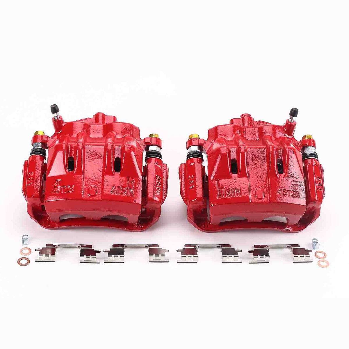 PowerStop Power Stop 02-03 Lexus ES300 Front Red Calipers w/Brackets - Pair S2830