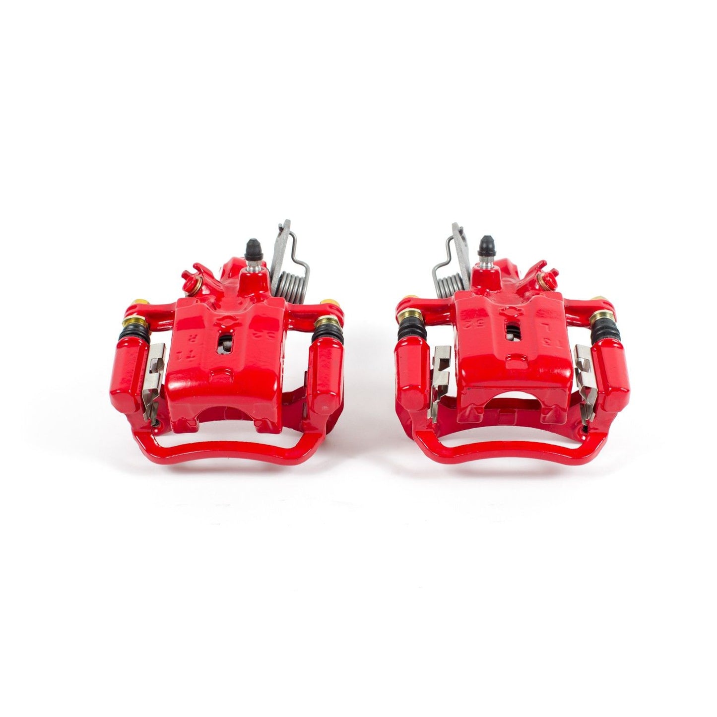 PowerStop Power Stop 2001 Infiniti I30 Rear Red Calipers w/Brackets - Pair S2856