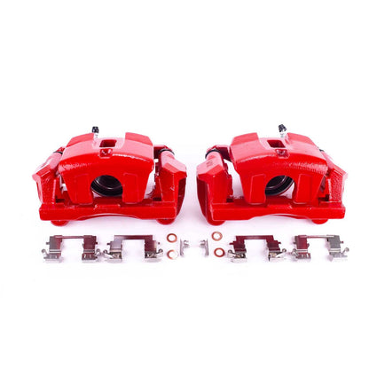 PowerStop Power Stop 04-06 Lexus RX330 Front Red Calipers w/Brackets - Pair S2874