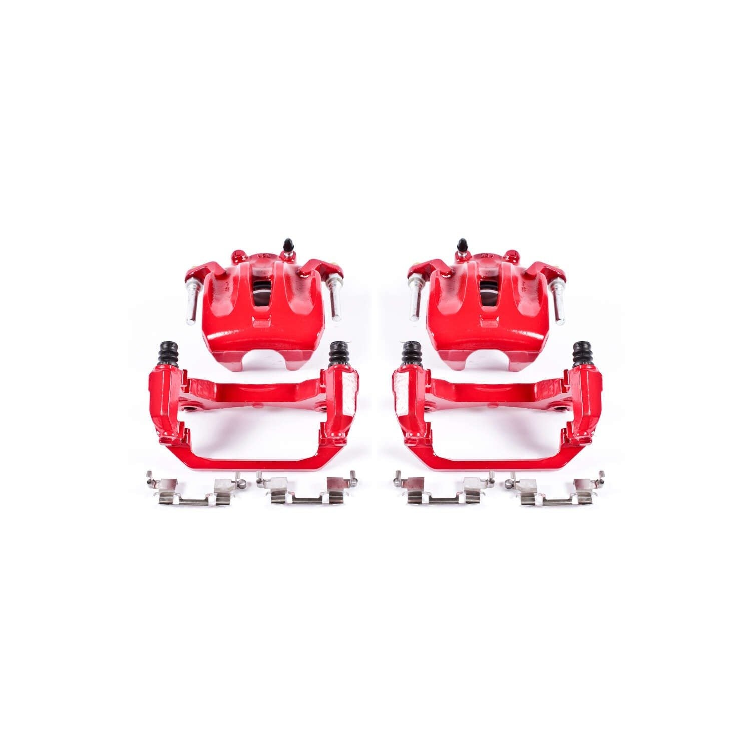 PowerStop Power Stop 03-07 Nissan Murano Front Red Calipers w/Brackets - Pair S2880