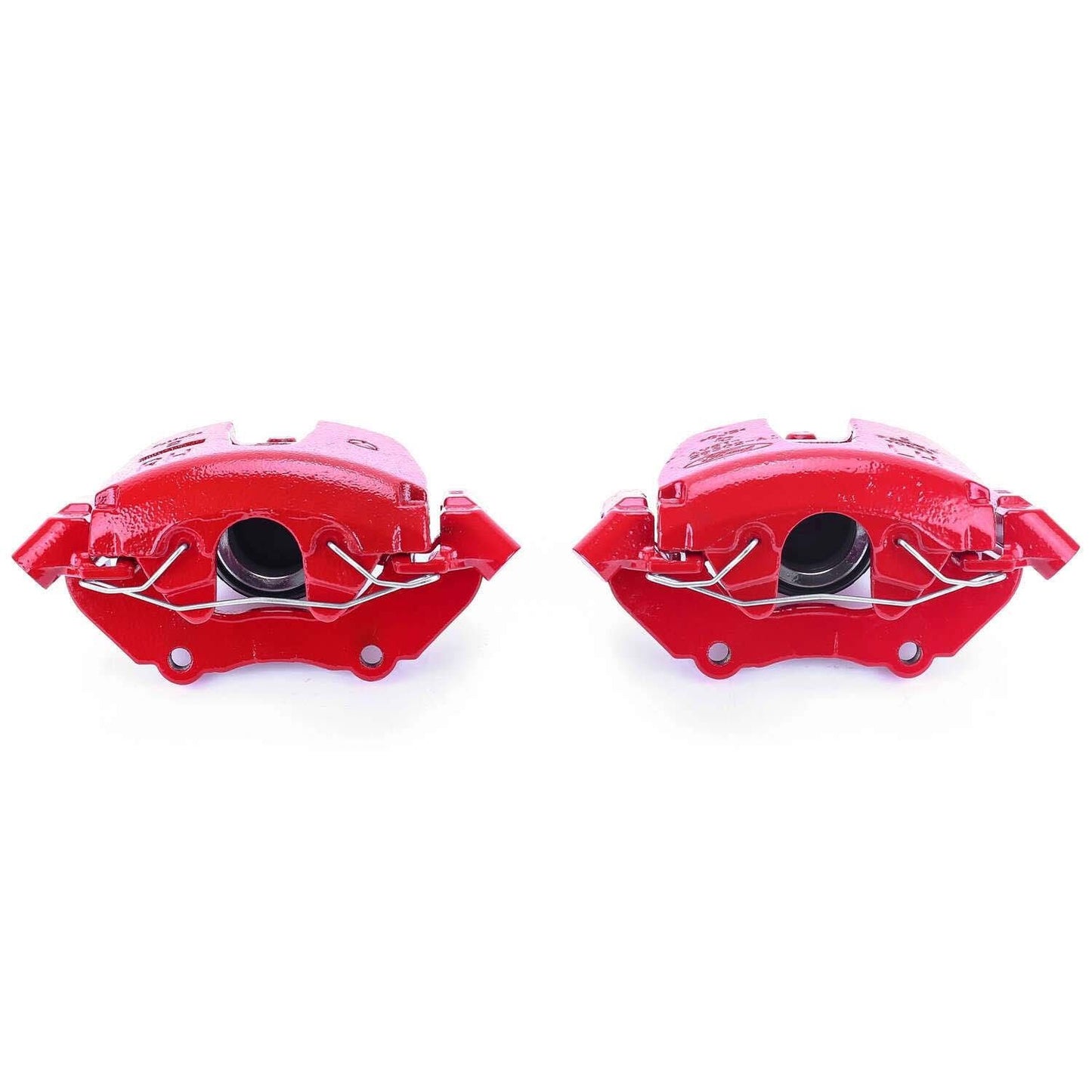 PowerStop Power Stop 2004 Mazda 3 Front Red Calipers w/Brackets - Pair S2942A