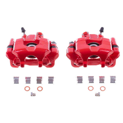 PowerStop Power Stop 05-10 Scion tC Rear Red Calipers w/Brackets - Pair S2950