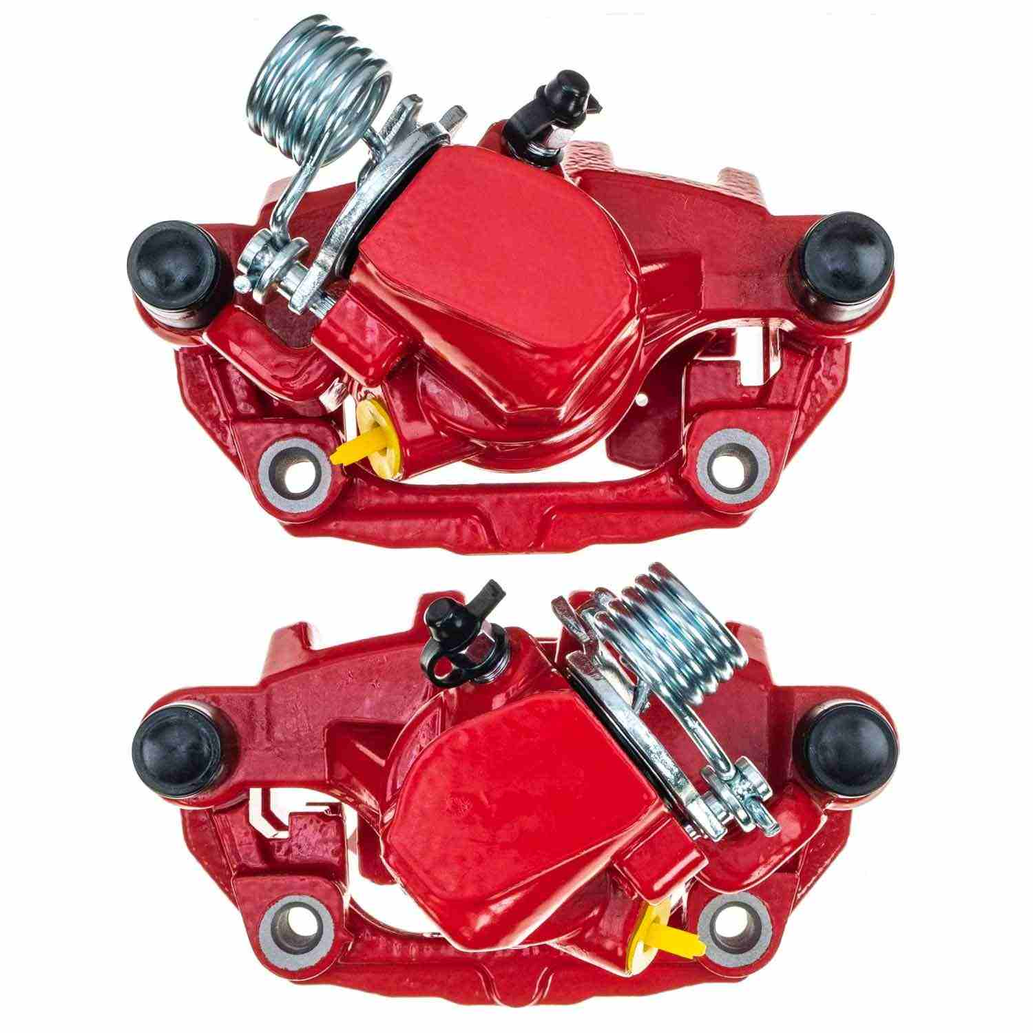 PowerStop Power Stop 04-09 Mazda 3 Rear Red Caliper - Pair (w/Bracket) S2954