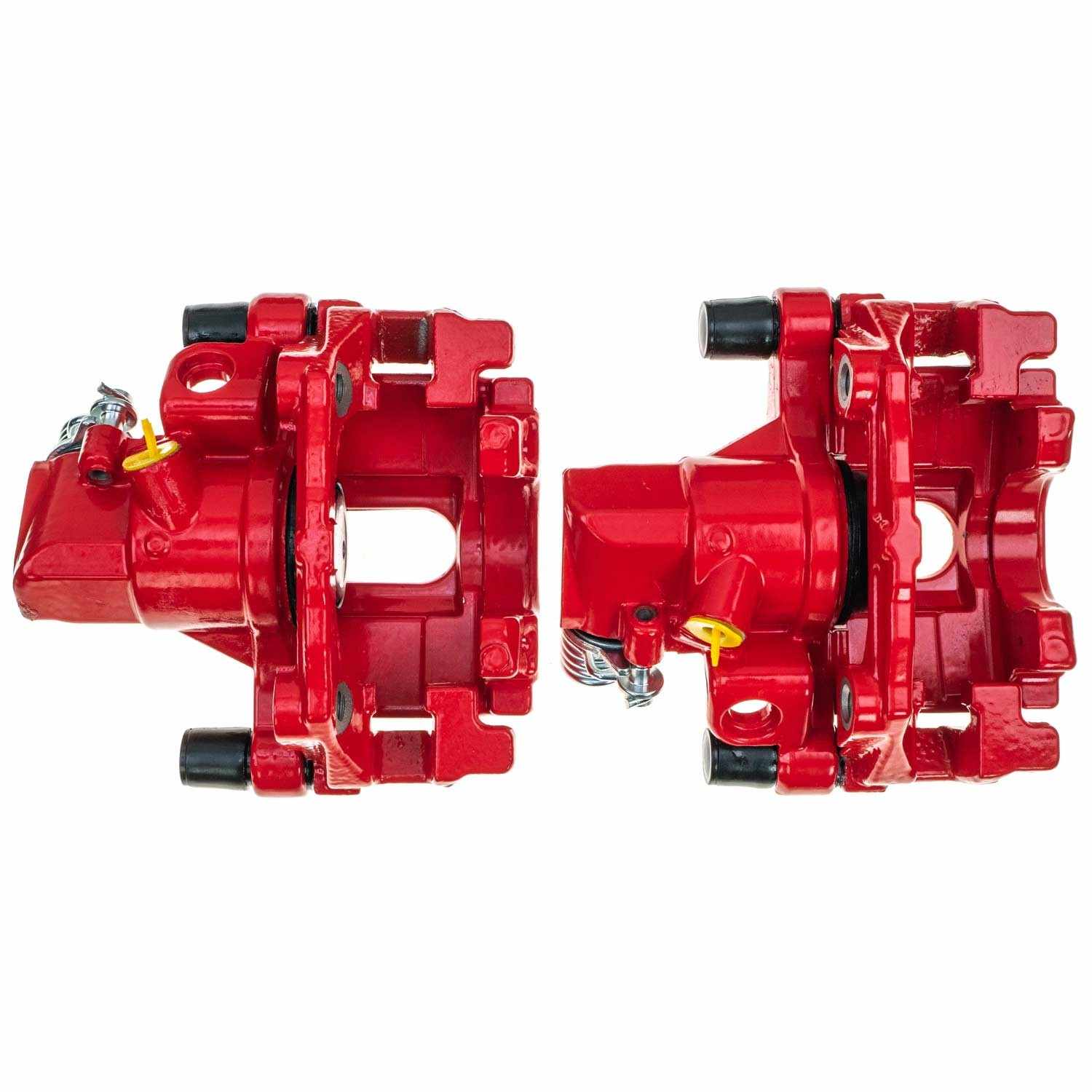 PowerStop Power Stop 04-09 Mazda 3 Rear Red Caliper - Pair (w/Bracket) S2954