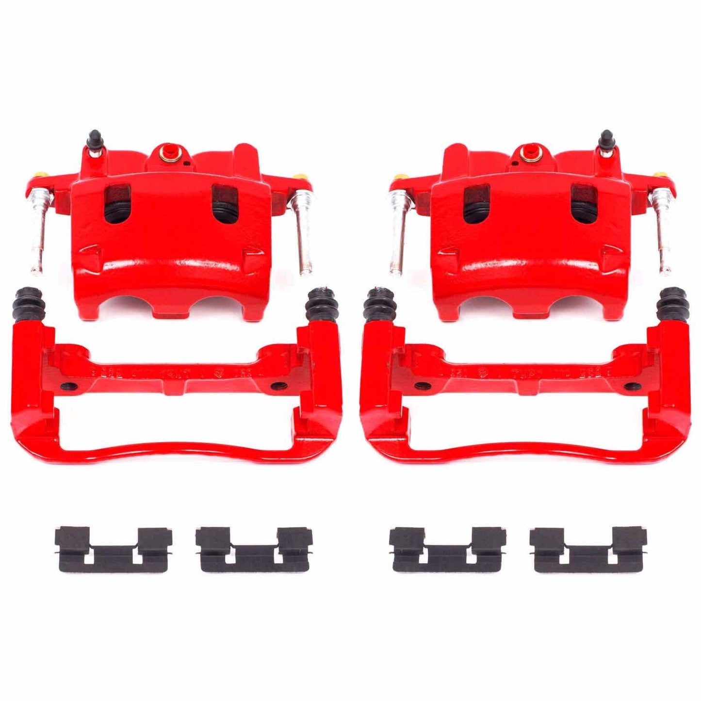 PowerStop Power Stop 04-06 Infiniti QX56 Front Red Calipers w/Brackets - Pair S2982