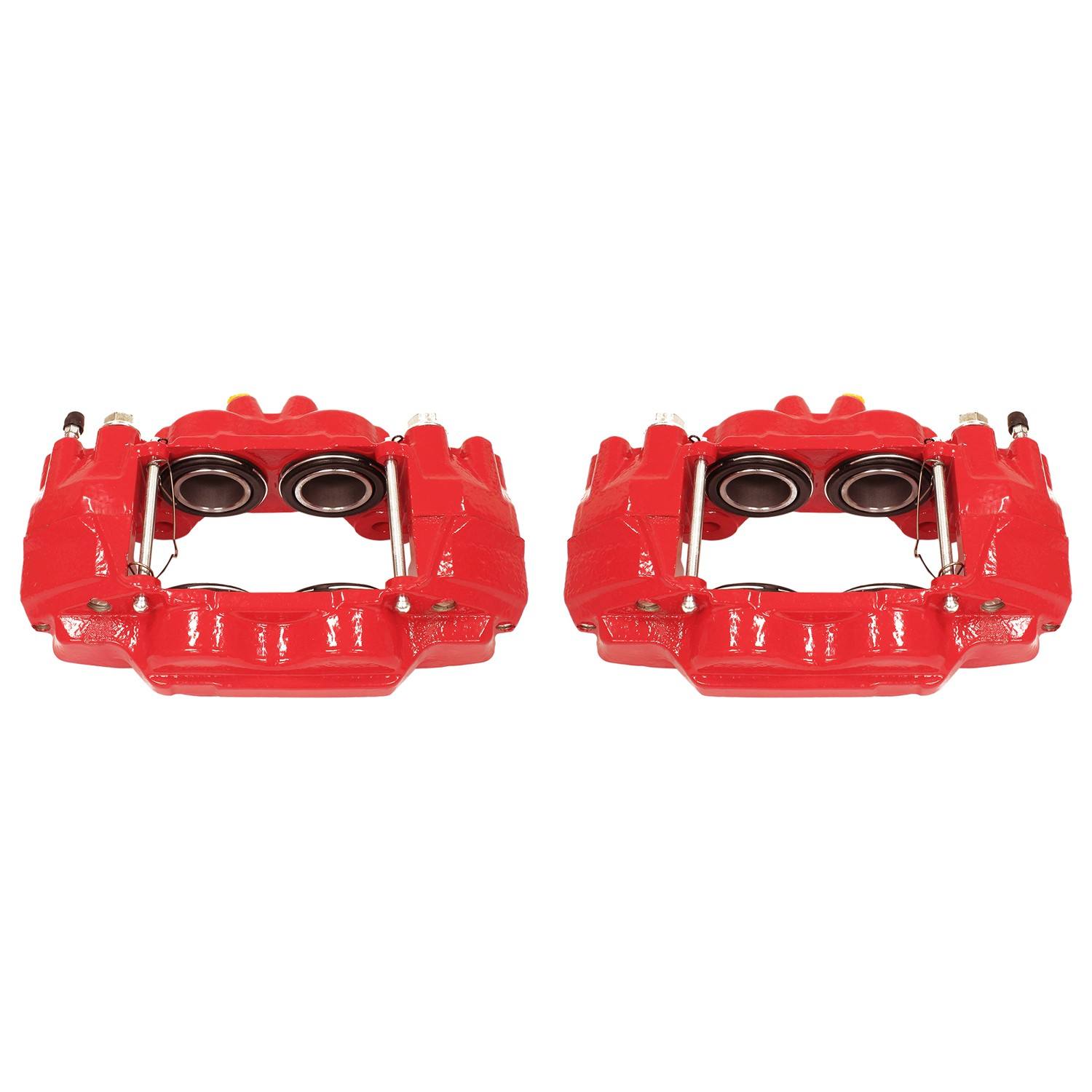 PowerStop Power Stop 03-09 Toyota 4Runner Front Red Calipers w/o Brackets - Pair S2984