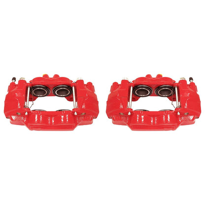 PowerStop Power Stop 03-09 Toyota 4Runner Front Red Calipers w/o Brackets - Pair S2984
