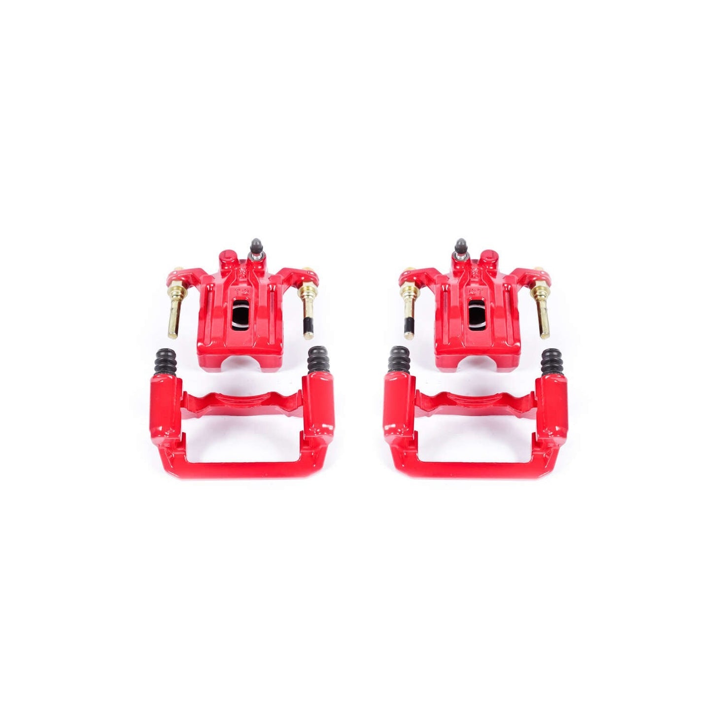 PowerStop Power Stop 05-18 Nissan Frontier Rear Red Calipers w/Brackets - Pair S2994
