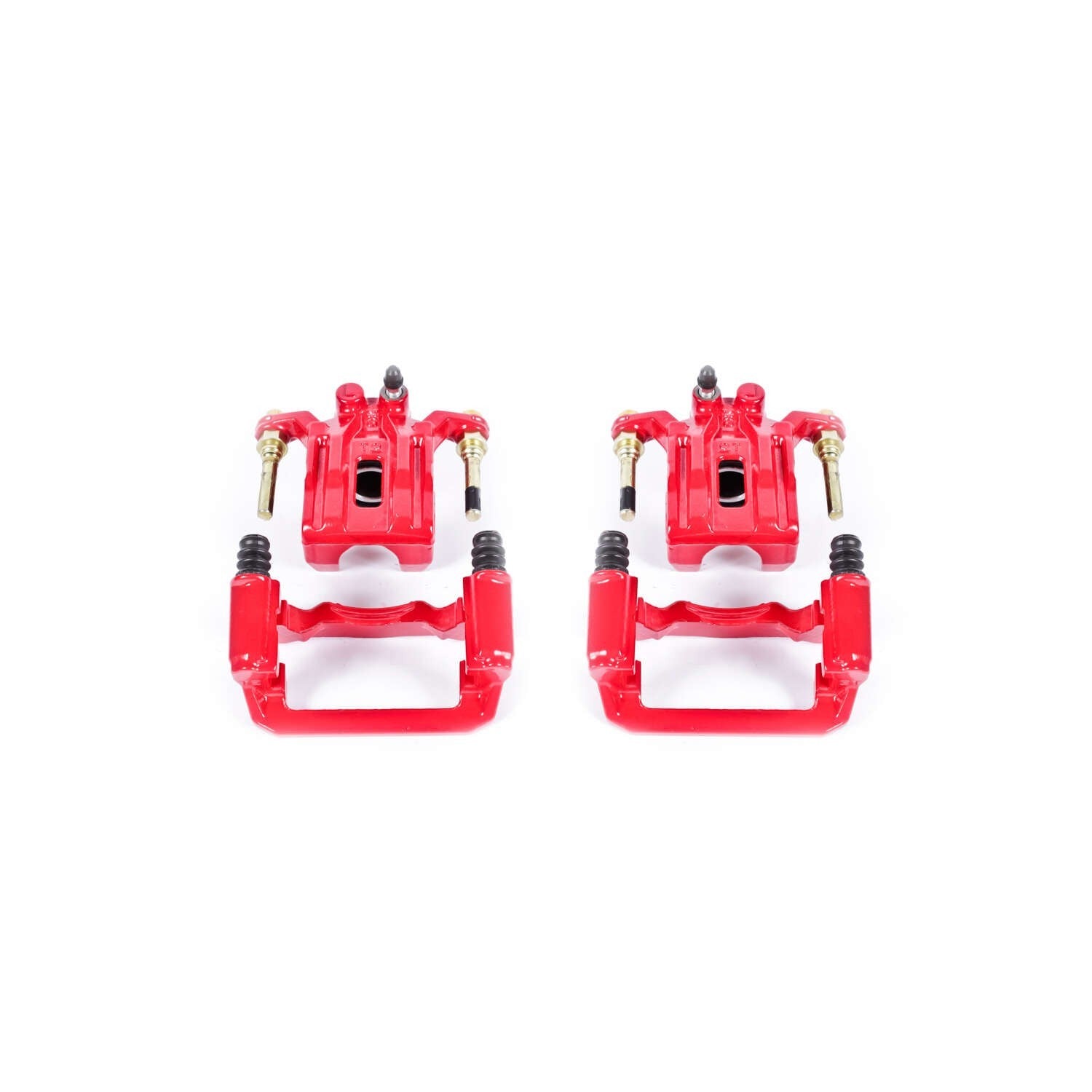 PowerStop Power Stop 05-18 Nissan Frontier Rear Red Calipers w/Brackets - Pair S2994